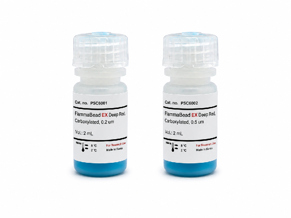 FlammaBead深红色荧光微球, 羧化处理, 0.5微米，货号：PSC6002